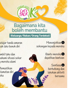 Let's Talk Minda Sihat - Bagaimana Kita Boleh Membantu 